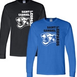 SG526<br>SAINT GABRIEL LEOPARDS DRI FIT LONG SLEEVE TEE - BLACK