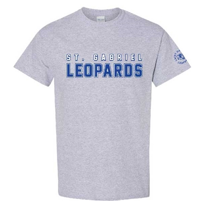 SG609<br>St. Gabriel Leopards 50/50 DryBlend Tee